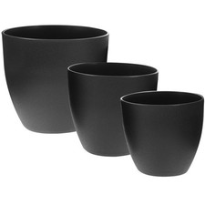  3 Pcs Pot Fleur Extérieur Pots De Fleurs Pour Exterieur Jardin En Plein Air