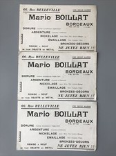 3 BUVARDS PUBLICITAIRES