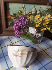 Bol en grès naturel décor floral garanti LV et MO