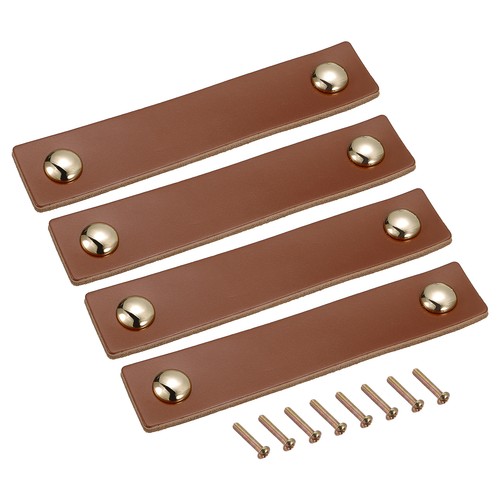 Cuir tiroir tirettes 4 - cuir, tirettes,