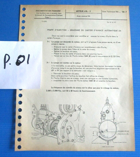 Panhard moteur 4 - ,