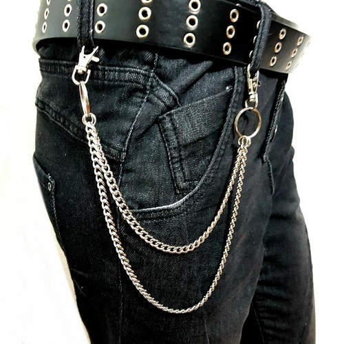 Chaîne pantalon biker en - chaîne,
