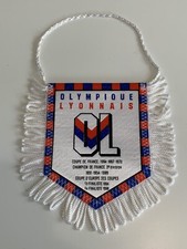 OL Lyon olympique lyonnais palmares fanion vintage foot football pennant