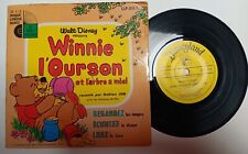 Livre disque  - Winnie l' ourson et l'arbre a miel - Walt Disney - 45t