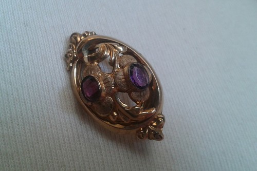 Broche ancienne 1900 - 1900, or