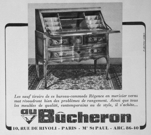 Publicité 1960 bucheron - publicitÉ, au