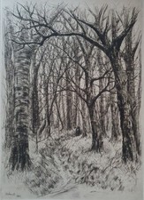 Gravure orig jean frelaut - gravure,