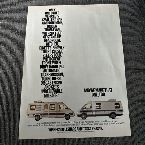 1985 winnebago lesharo - lesharo, &