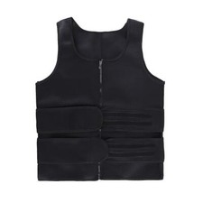 Gilet de sudation amincissant pour homme, ensemble de ceinture de sauna, gilet 