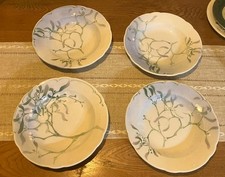 ANCIEN 4 assiettes Luneville  Gui  Art Nouveau Lachenal Les Annales Politiques