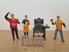 █▓▒★ ACCESSOIRES 1/18 FIGURINES BBQ PARTY II AMERICAN DIORAMA 77595 ★▒▓█