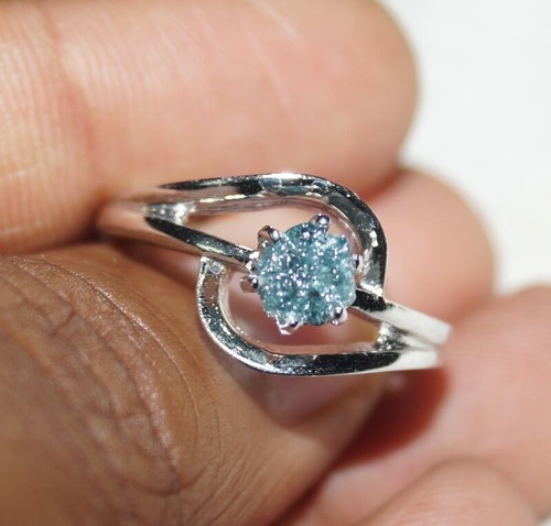 47ct bague diamant brut - 0.47ct, en