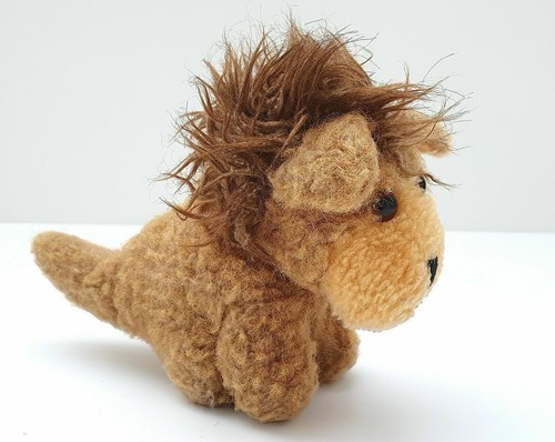 Lion peluche doudou vintage - lion,