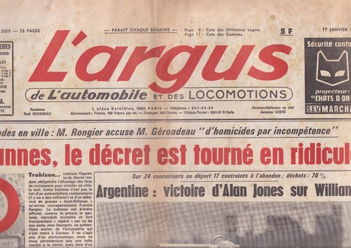 Argus 2658 argentine - gp, &