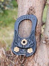 Black flower lyre - 10, string