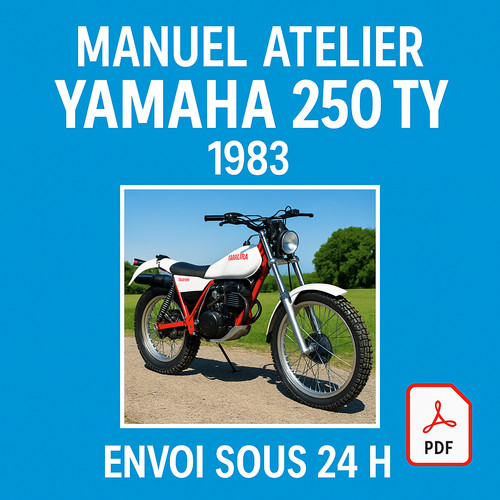 Manuel atelier yamaha 250 - manuel,