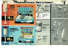 publicité Advertising 0421 1963  Moulinex   robot marie combiné Marinette 2p