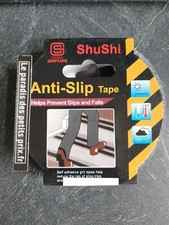 ruban adhésif anti dérapant noir, adhésif anti glisse 25 mm x 5 mètres,