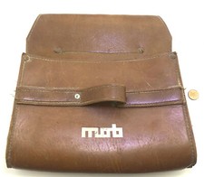 SACOCHE CUIR ANCIEN DE VELO MOBYLETTE "MOB"