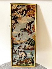 Tableau canevas tapisserie scène de chasse