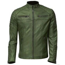 Veste en cuir d'agneau