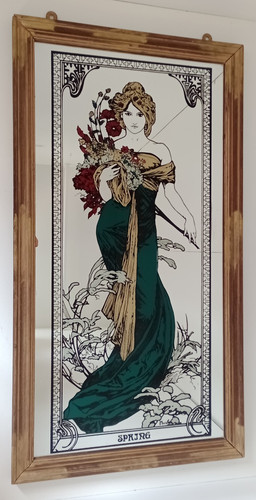 Alphonse mucha spring - “, ”