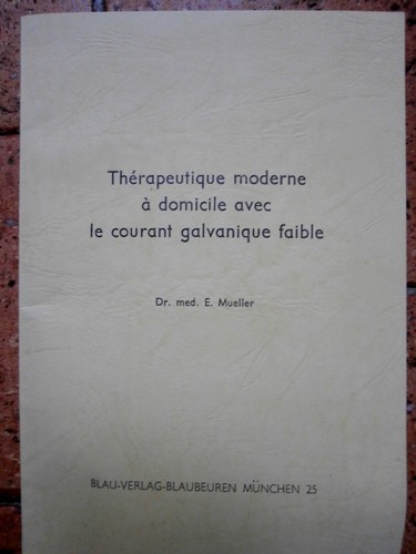 Thérapeutique moderne - , à