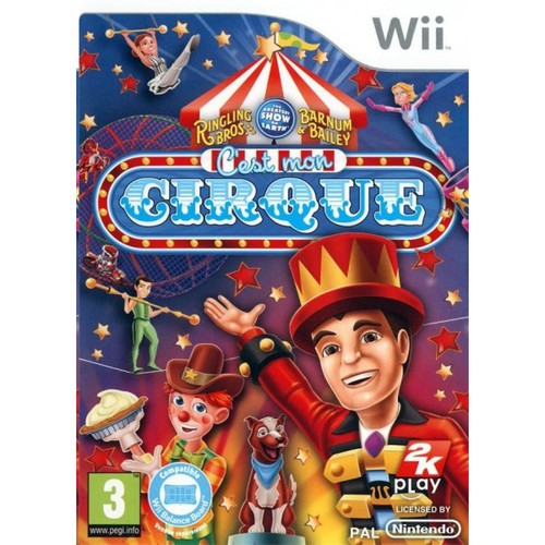 Jeu wii est mon - c'est, cirque