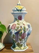 Grande Potiche / Vase en Céramique - Atelier Antonibon - Nove Bassano - XIX