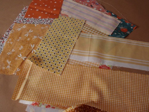 Lot petits coupons tissu - coupons, de