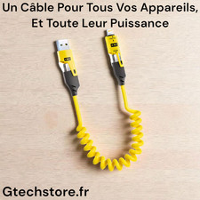 Câble Chargeur Rapide USB-C 65W Universel Câble De Données tout téléphone TYPE C