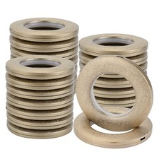 32Pcs Anneaux à œillets Rideau Anneaux Oeillets Rideaux à Clipser Anneaux Cou...