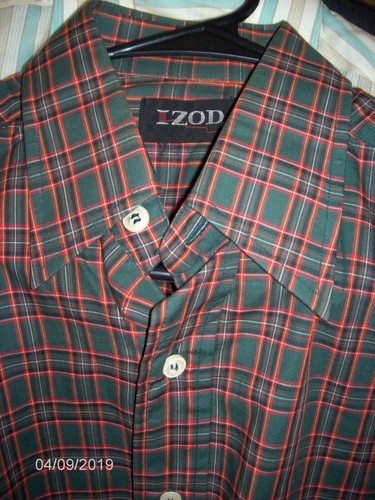 Vintage izod mens plaid - plaid, long
