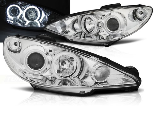 Phares pour peugeot 206 2002 - pour,