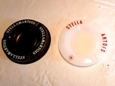 LOT DE 2 ANCIENS  CENDRIERS   MARQUE BIERE  STELLA ARTOIS  NEUFS JAMAIS UTILISES