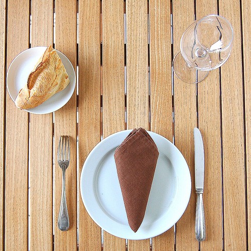 Serviette table pur - en,