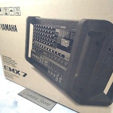 Yamaha EMX7 12-input Stereo Powered Mixer Console DSP Effets Japon Noir Rare