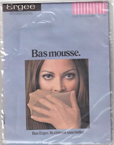 Bas nylon mousse ergee coloris - nylon,