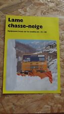 CATALOGUE/BROCHURE CAMION OM -65 - OM-75 - OM-90 - LAME CHASSE NEIGE FRESIA