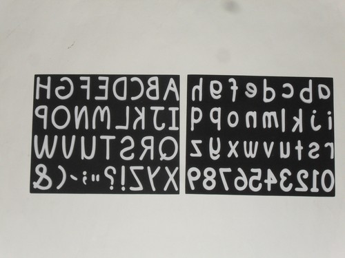 Tampon mousse alphabet lettre - alphabet, (lettre