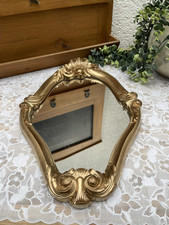 Miroir de Style Baroque Doré Moulé Sculpté – Vintage, déco élégante Rococo