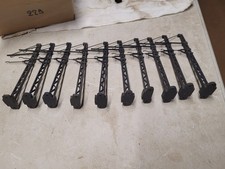 JV ÉCHELLE HO LOT DE 10 POTEAU SUPPORT DE CATÉNAIRE EN ZAMAC STYLE JOUEF 