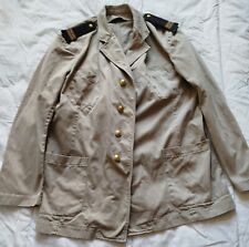 Veste coloniale WW2 uniforme officier Marine kaki coton French Navy 39-45