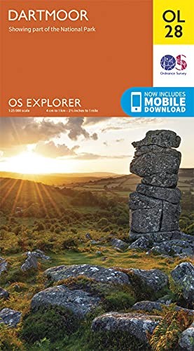 Dartmoor sheet map - ol,