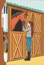 BIC STYLO 4 COULEURS COLLECTOR - EDITION EQUITATION N° 1 - CHEVAL & CAVALIERE
