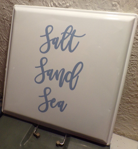 Salt sand sea plaque en - sea,
