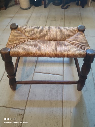 Repose pied rustique bois - repose, et
