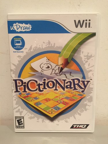 Pictionary game draw - game, u-draw