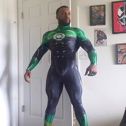Green lantern jumpsuit - green,