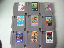Lot de 9 jeux Nintendo Nes